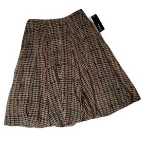 JONES NEW YORK Silk Flare Skirt